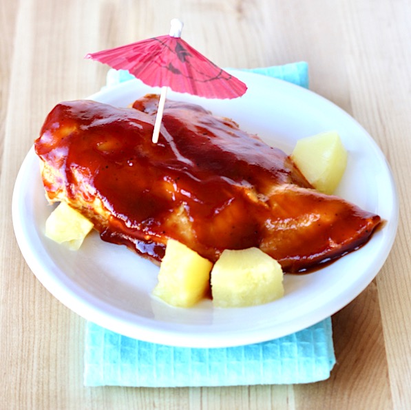 Crockpot Sweet Hawaiian Barbecue Chicken Recipe