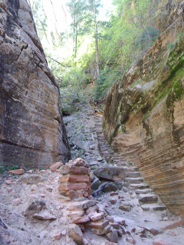Hidden Canyon Trail Zion NP | TheFrugalGirls.com
