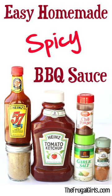 Spicy BBQ Sauce Recipe from TheFrugalGirls.com