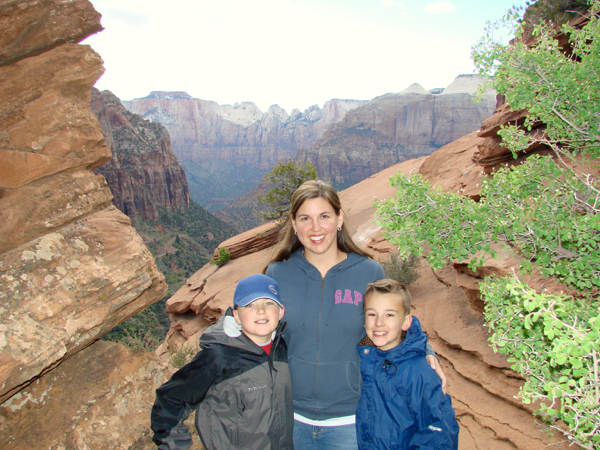Zion National Park Overlook | TheFrugalGirls.com