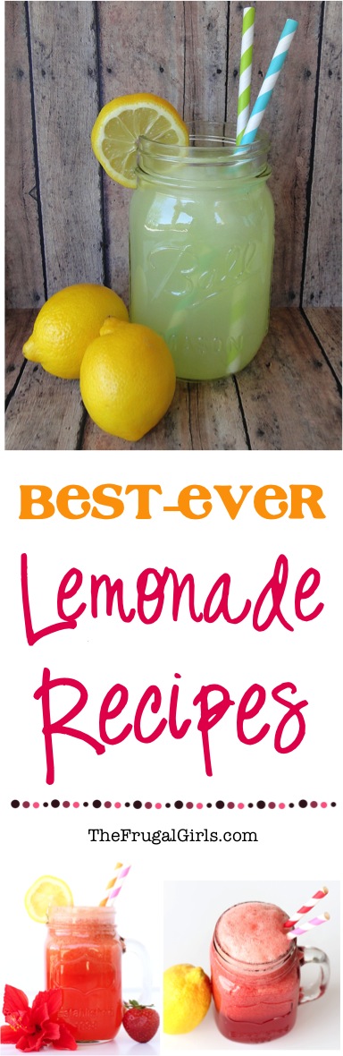 Best Lemonade Recipes from TheFrugalGirls.com