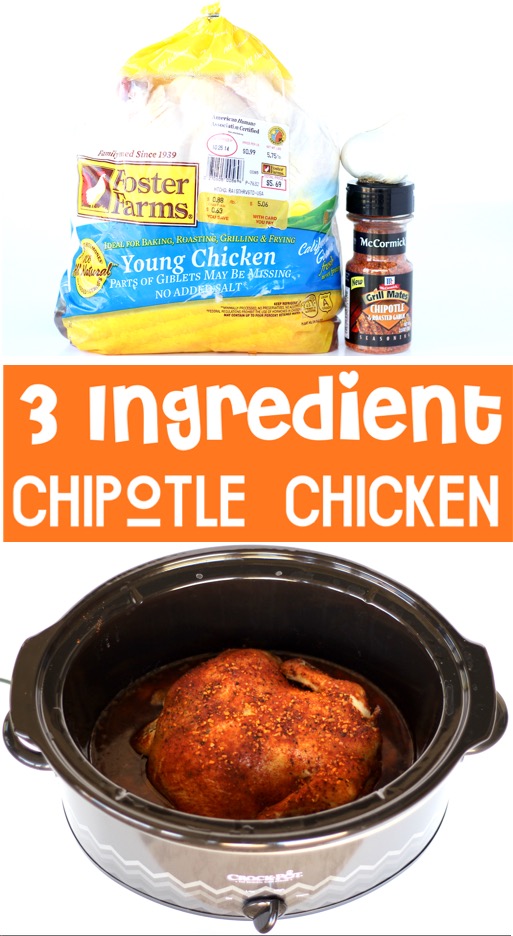 Chipotle Chicken Recipe - Easy Crockpot Dinner