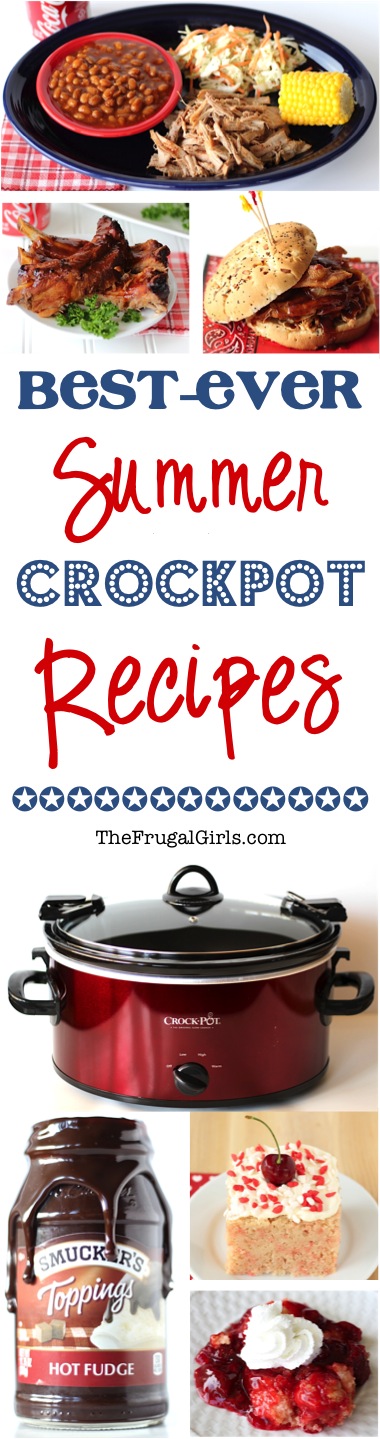 Summer Crockpot Recipes from TheFrugalGirls.com