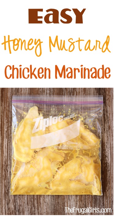 Easy Honey Mustard Chicken Marinade Recipe from TheFrugalGirls.com