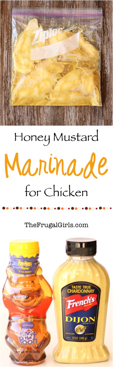 Honey Mustard Marinade for Chicken from TheFrugalGirls.com
