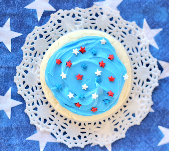 Patriotic Cake Mix Cookies Recipe