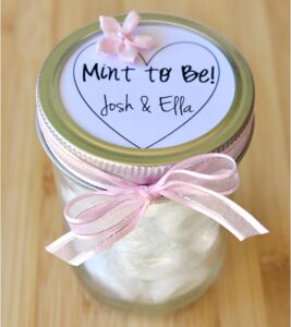 Mint to Be Wedding Gift in a Jar