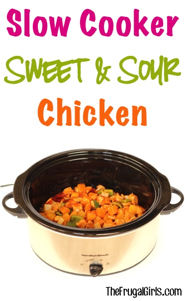 Easy Slow Cooker Sweet and Sour Chicken Recipe