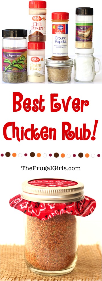 Best Chicken Dry Rub Recipe from TheFrugalGirls.com