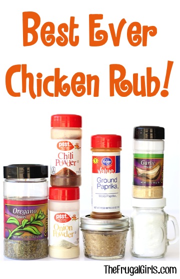Best Chicken Rub Recipe from TheFrugalGirls.com