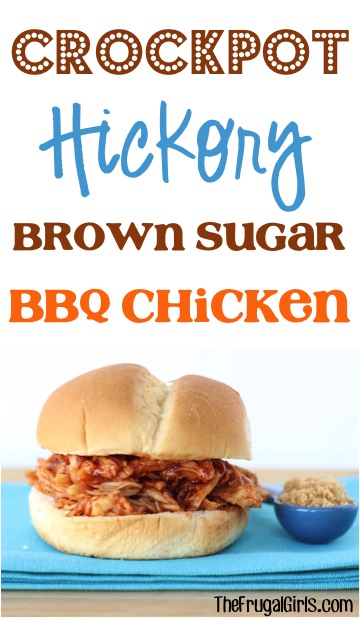 Crockpot Hickory Barbecue Chicken Recipe from TheFrugalGirls.com
