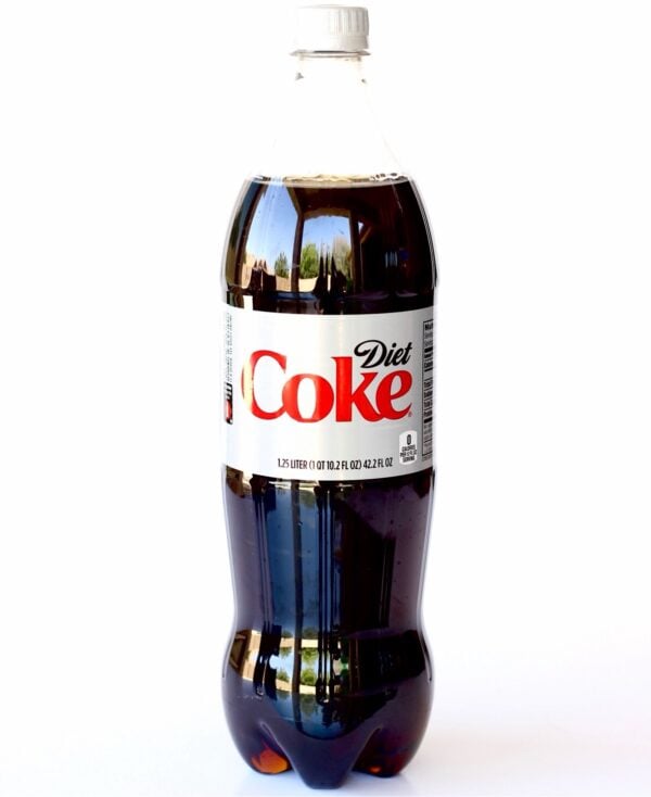 Bottle of Diet Coke.