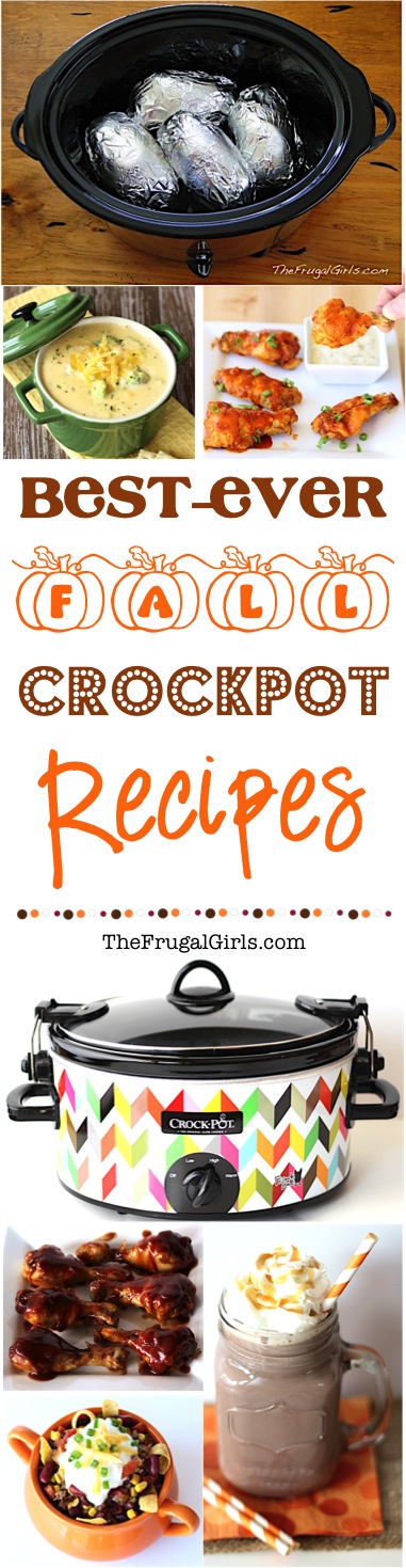 150 Fall Crockpot Recipes! {Easy Slow Cooker Ideas} - The Frugal Girls