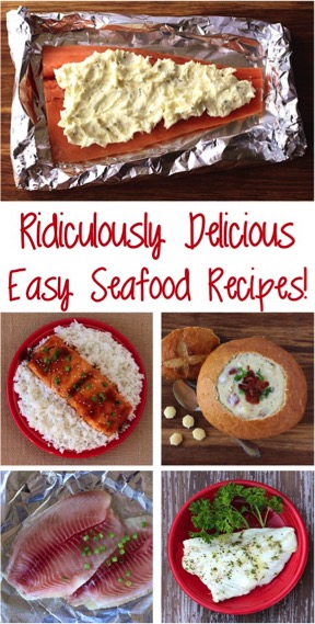 Easy Seafood Dinner Recipes from TheFrugalGirls.com