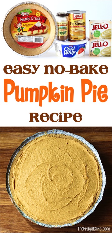Best No Bake Pumpkin Pie Recipe - TheFrugalGirls.com