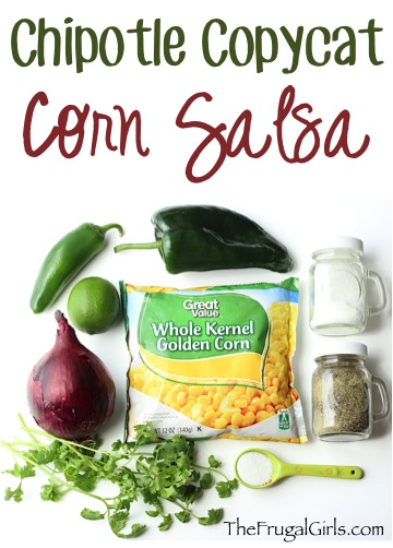 Chipotle Corn Salsa Recipe Copycat - from TheFrugalGirls.com