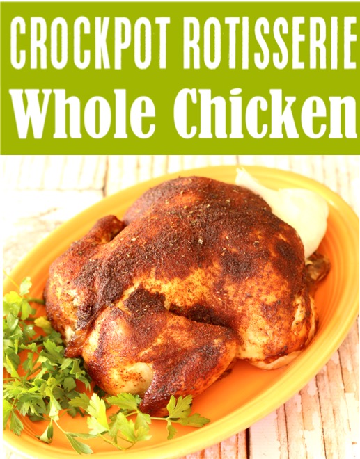 Crockpot Whole Chicken Recipes Easy Rotisserie Style Chicken Recipe