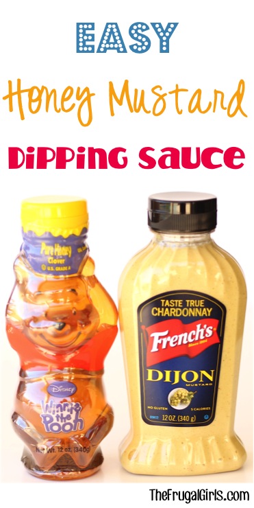 Honey Mustard Dipping Sauce Recipe at TheFrugalGirls.com