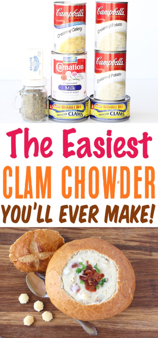 Clam Chowder Recipe New England Easy Crock Pot Chowder
