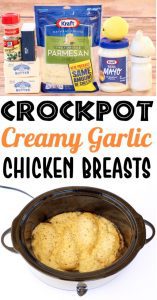 Crock Pot Garlic Parmesan Chicken Recipe (EASY!)