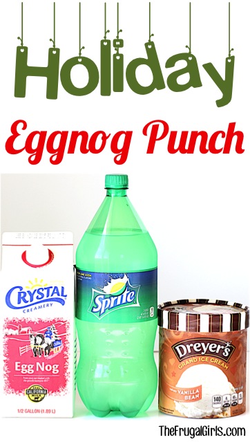 Christmas Eggnog Punch Recipe at TheFrugalGirls.com