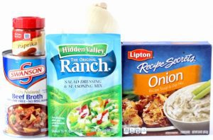 Ingredients including beef broth, paprika, and onion.