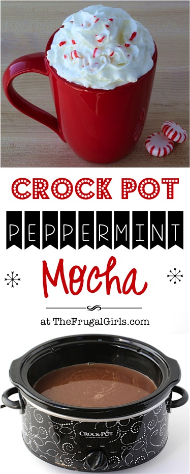 Crock Pot Peppermint Mocha Recipe - from TheFrugalGirls.com