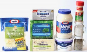 Ingredients including sour cream, pepper jack, and parmesan.