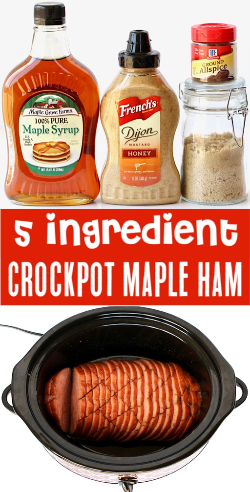 Crockpot Ham Recipes Easy Brown Sugar Maple Ham Recipe