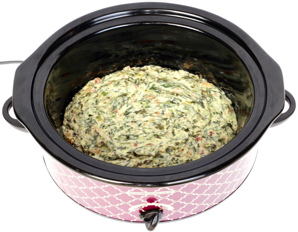 Crockpot Spinach Dip Recipe with Bacon