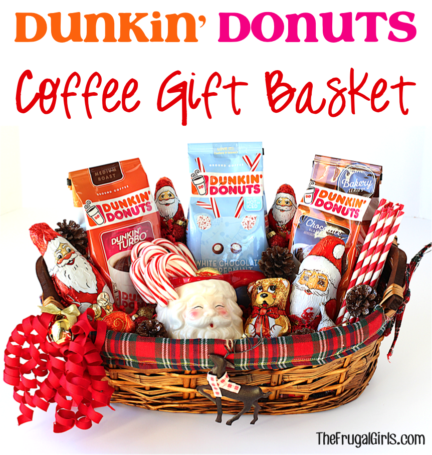 Dunkin Donuts Coffee Gift Basket from TheFrugalGirls.com