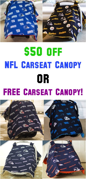 NFL Carseat Canopy