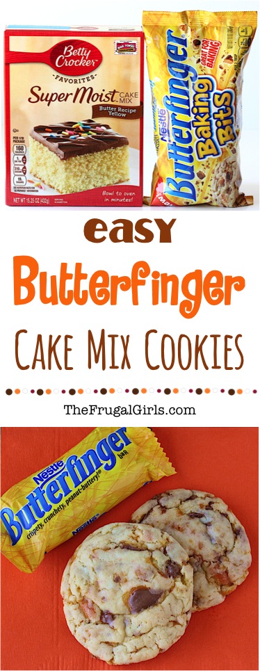 Butterfinger Cookie Recipe from TheFrugalGirls.com