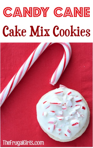 Candy Cane Cookie Recipe from TheFrugalGirls.com