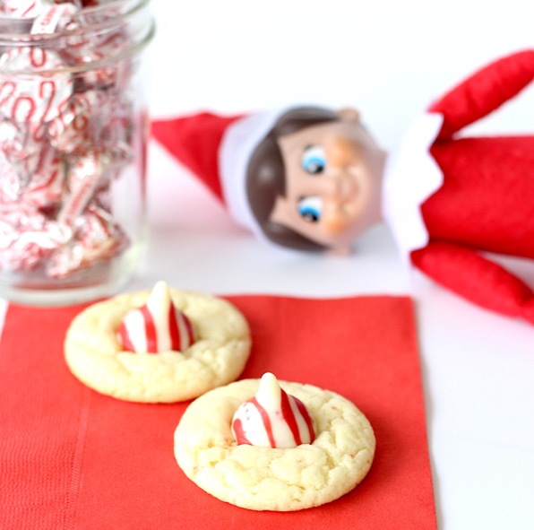 Candy Cane Kiss Cookies Recipe Easy