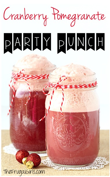 Christmas Punch Recipe from TheFrugalGirls.com