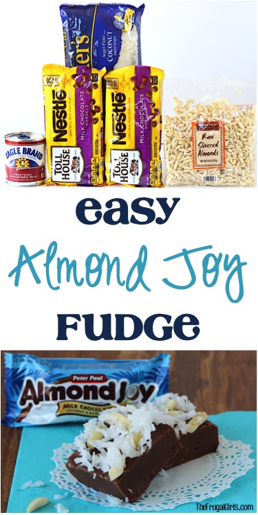 Easy Almond Joy Fudge Recipe from TheFrugalGirls.com