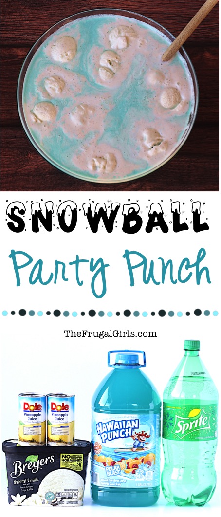 Blue Party Punch Recipe from TheFrugalGirls.com
