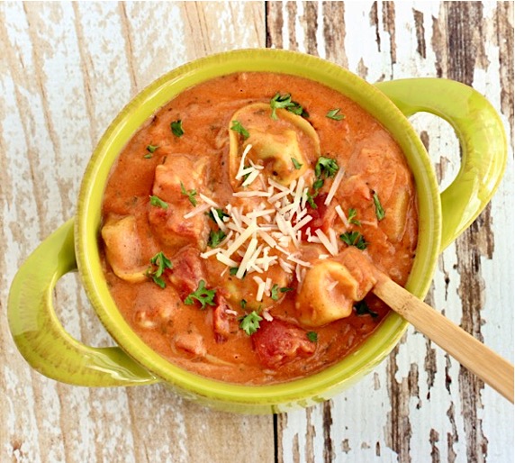 Crockpot Tomato Tortellini Soup Recipe Easy