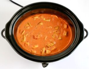 Tortellini Soup in a slow cooker.