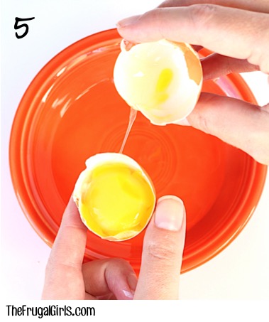 Separating Egg Tip from TheFrugalGirls.com