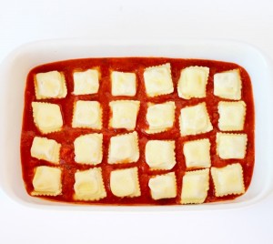 Baked Cheese Ravioli Recipe - at TheFrugalGirls.com (1)