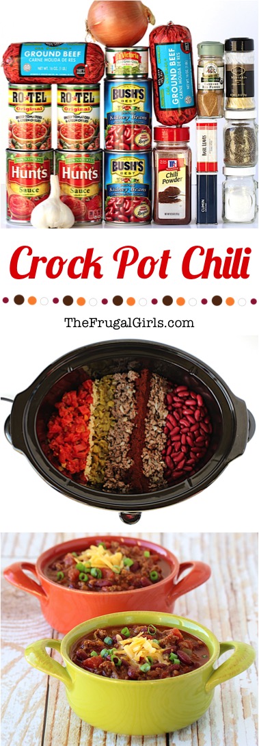 Slow Cooker Beef Chili Recipe