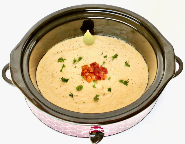 Crock Pot Crab Chowder Recipe (with Bacon!) - The Frugal Girls