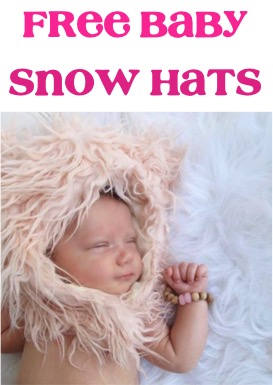 Free Baby Snow Hats at TheFrugalGirls.com
