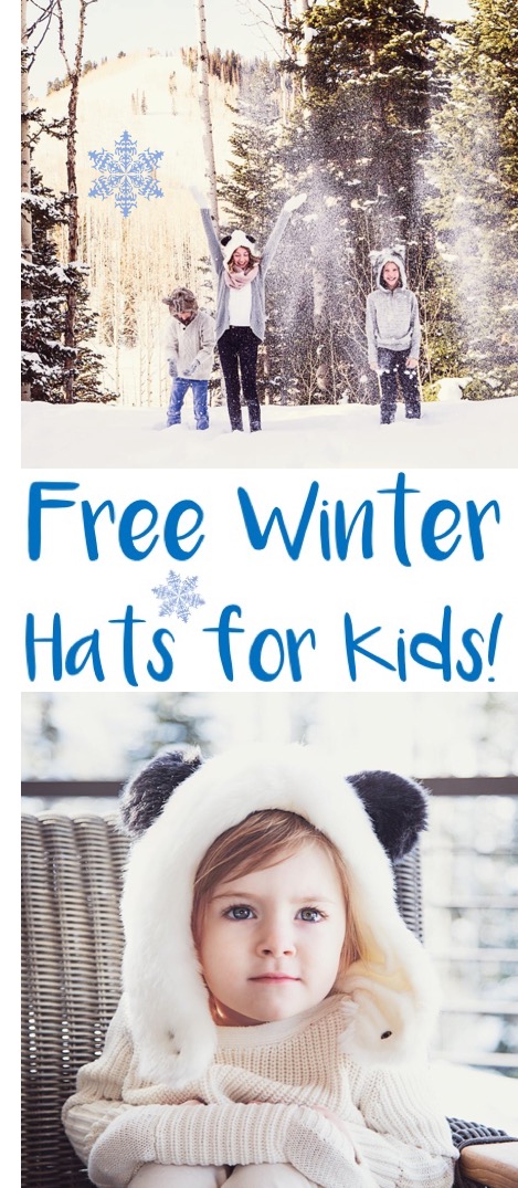 Kids Winter Fashion | These Free Cozy Hats are the perfect accessory to Winter Outfits for Boys and Girls