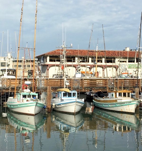 San Francisco Marina Fishing Boats