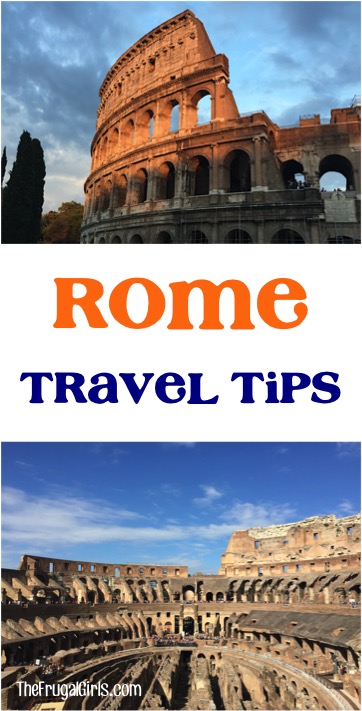 Top Rome Italy Travel Tips from TheFrugalGirls.com