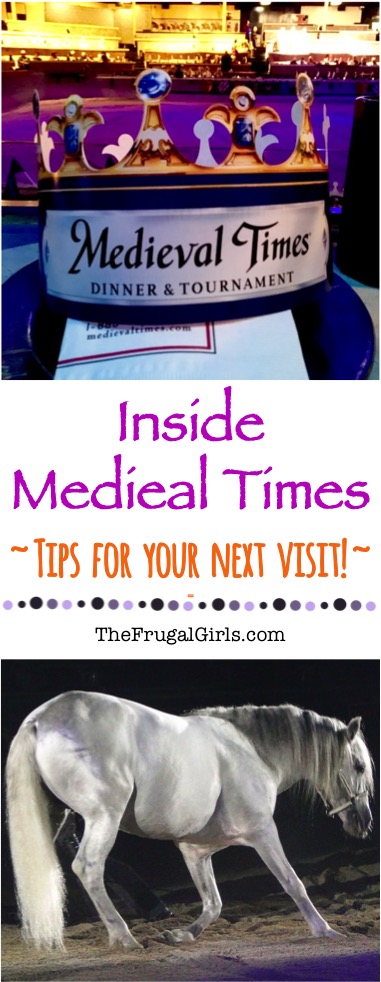 Inside Medieval Times Tips for your Next Visit - from TheFrugalGirls.com