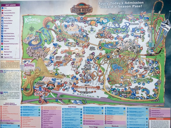 Knotts Berry Farm Tips and Map at TheFrugalGirls.com